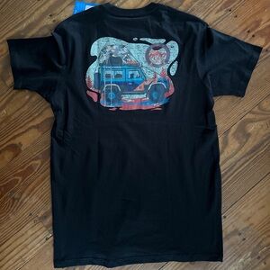 Columbia Mens Jeep Graphic Tee Shirt Size medium, Black Cotton